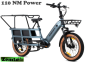 Preview: E-Bike Kemoway P7, 110NM, 720WH, blau
